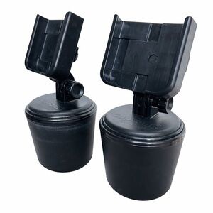 Two (2) Weathertech Cupfone Universal Cell Phone Cup Holder Adjustable Mount
